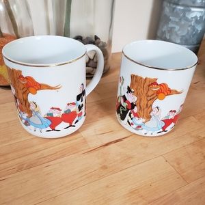 Disney alice in wonderland mugs